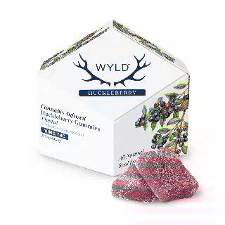 Huckleberry Hybrid Enhanced Gummies | 100mg THC by WYLD