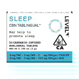 TABLINGUAL Sleep [20pk] (100mg CBN) by LEVEL
