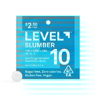 LEVEL 10 Slumber [1pk] (10mg THC/5mg CBN/3mg CBG)