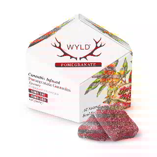 1:1 Pomegranate [10pk] (100mg CBD/100mg THC) by WYLD