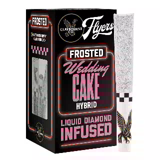 Wedding Cake (2.5g) - Diamond Frosted Flyers Pre-Rolls