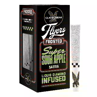 Super Sour Apple- Diamond Infused 0.5g Prerolls 5pk [2.5g]