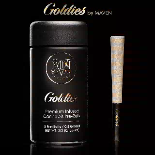 98K Goldies Infused Pre-Rolls 5-Pack [3g] by Maven