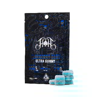 Blueberry Blitz | Sativa - Ultra Pure Gummies - 100mg THC
