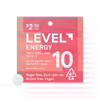 LEVEL 10 Energy [1pk] (10mg THC/5mg THCv/3mg CBG)