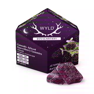 Boysenberry 1:1:1 CBD:CBN + Indica Enhanced Gummies | 100mg THC:CBD:CBN by WYLD