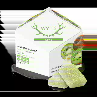 Kiwi 1:1 THCv + Sativa Enhanced Gummies | 100mg by WYLD