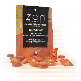 Orange [10pk] (100mg CBD/10mg THC)