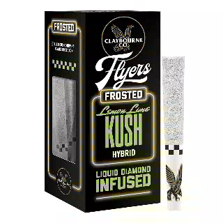 Lemon Lime Kush (2.5g) - Diamond Frosted Flyers Pre-Rolls