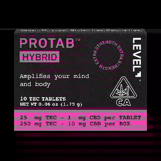 Hybrid Protab 10pk 250mg by LEVEL