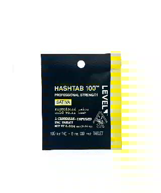 Sativa Hashtab 100 Single 100mg by LEVEL