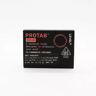 Sativa Protab 10pk 250mg by LEVEL